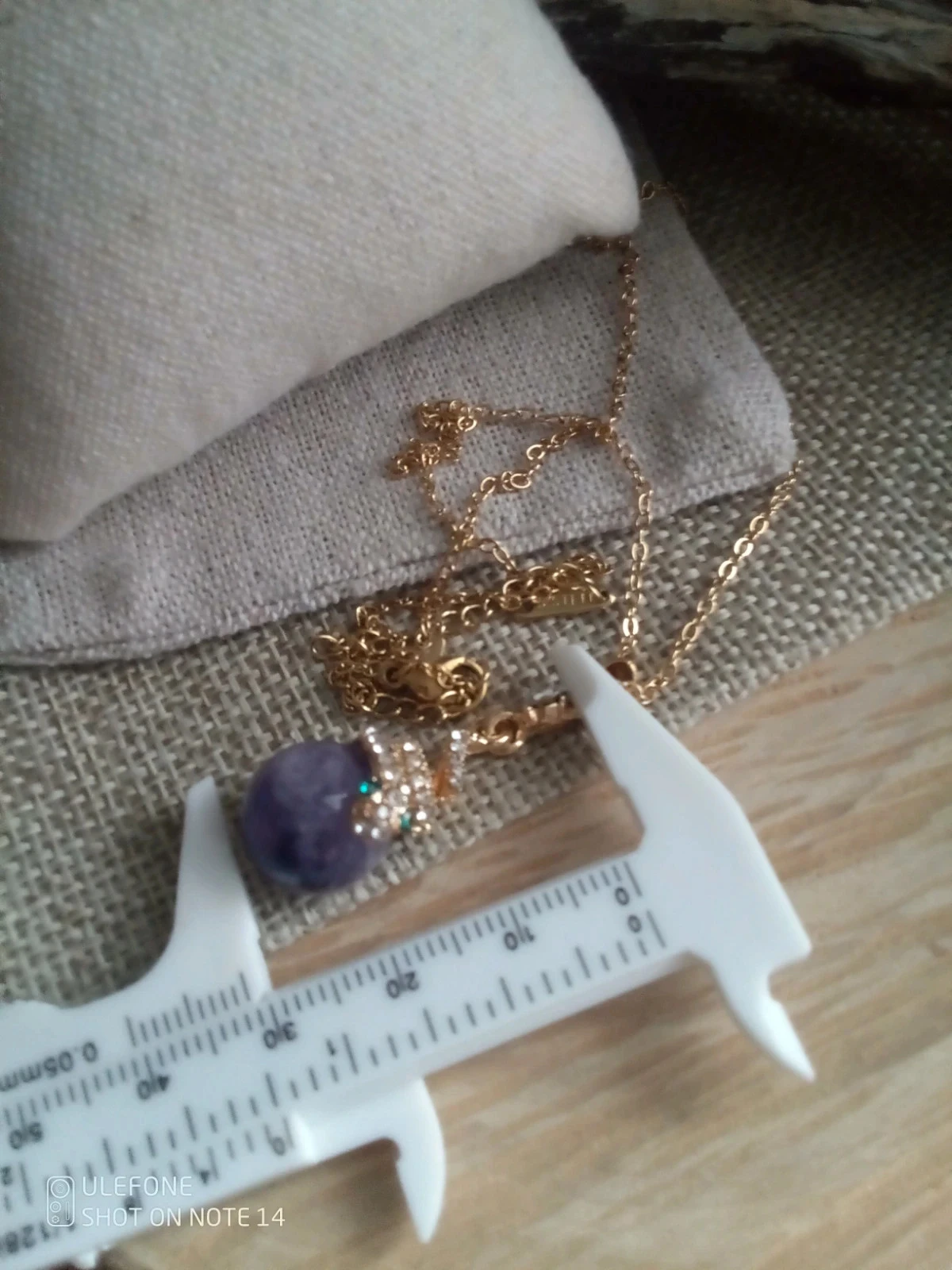 Collier améthyste et serpent 💜. – photo 3